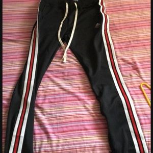 Black pyramid track pants
